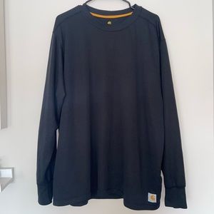 Carhartt Black Crewneck Thermal Long Sleeve 
Size 4XL
